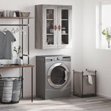 Vidaxl wandkast 69,5x34x90 cm grijs sonoma eikenkleurig