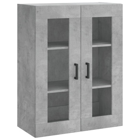 Vidaxl bovenkast 69,5x34x90 cm betongrijs