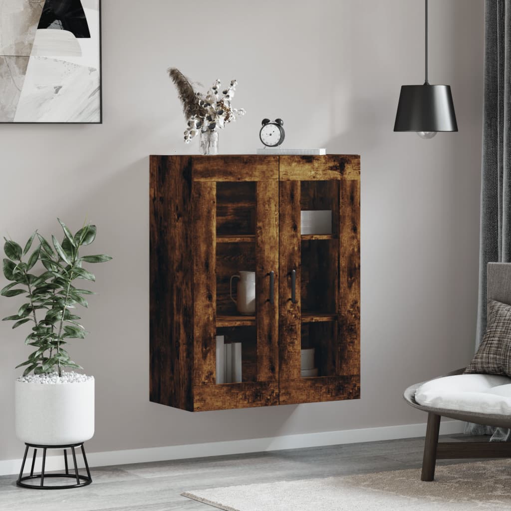 Vidaxl wandkast 69,5x34x90 cm gerookt eikenkleurig