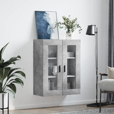 Vidaxl bovenkast 69,5x34x90 cm betongrijs