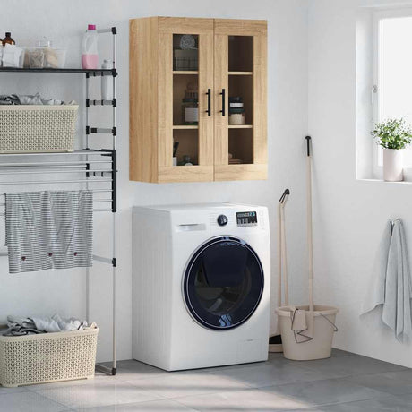 Vidaxl bovenkast 69,5x34x90 cm sonoma eikenkleurig