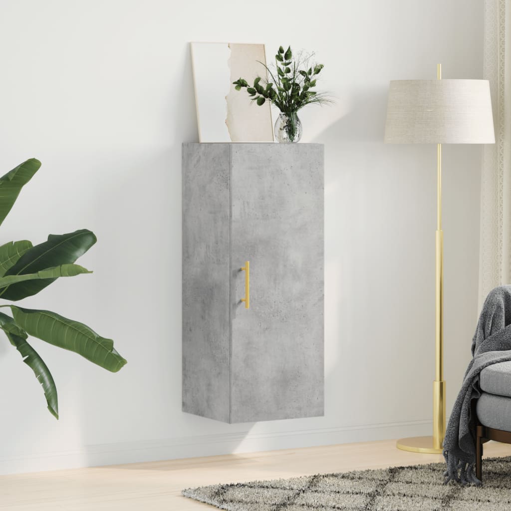Vidaxl bovenkast 34,5x34x90 cm betongrijs