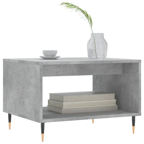 Vidaxl salontafel 60x50x40 cm bewerkt hout betongrijs