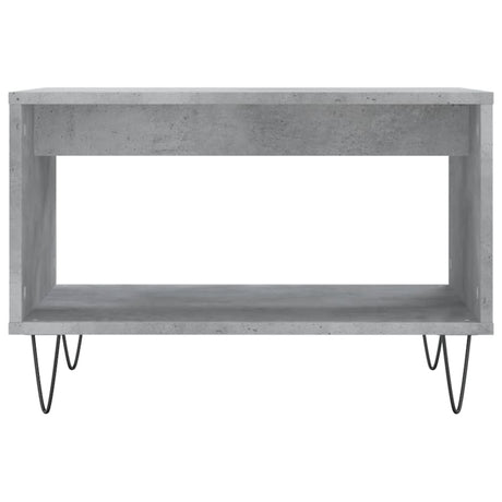 Vidaxl salontafel 60x50x40 cm bewerkt hout betongrijs