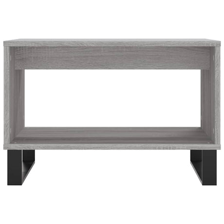 Vidaxl salontafel 60x50x40 cm bewerkt hout grijs sonoma eikenkleurig