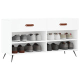 Vidaxx Schuhbank 102x35x55 cm Holzwerkstoff weiß