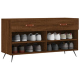 VidaXL Schuhbank 102x35x55 cm Holzwerkstoff Sonoma-Eiche-farbig
