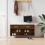 VidaXL Schuhbank 102x35x55 cm Holzwerkstoff Sonoma-Eiche-farbig