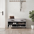 Vidaxl Schuhsofa 102x35x55 cm verarbeitetes Holzgrau Sonoma Eiche Farbe