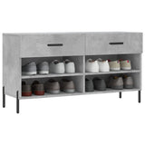 Vidaxx Schuhbank 102x35x55 cm Holzwerkstoff betongrau