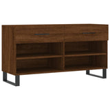 VidaXL Schuhbank 102x35x55 cm Holzwerkstoff Sonoma-Eiche-farbig