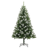 VidaXL Künstlicher Weihnachtsbaum mit Scharnieren und Schnee 180 cm