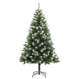 Vidaxl Kunstkerstboom mit Scharnieren und Schnee 240 cm