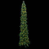 Vidaxx künstlicher Weihnachtsbaum mit Beleuchtung 130 LEDs 210 cm