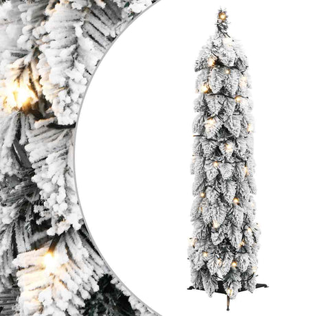 Vidaxx künstlicher Weihnachtsbaum mit Beleuchtung und Schnee 30 LEDs 60 cm
