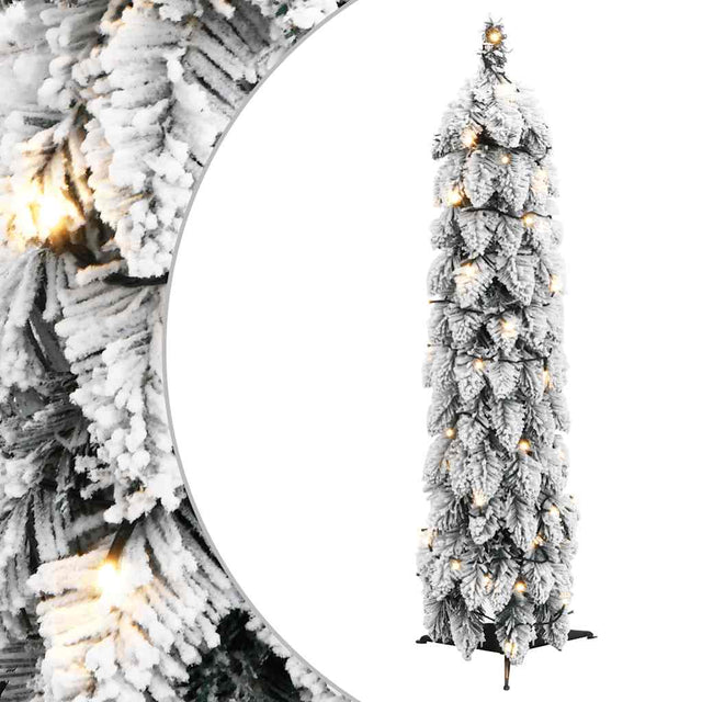 Vidaxx künstlicher Weihnachtsbaum mit Beleuchtung und Schnee 30 LEDs 60 cm