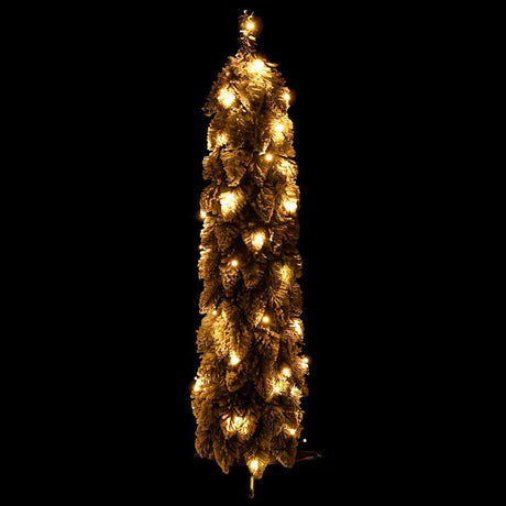Vidaxx künstlicher Weihnachtsbaum mit Beleuchtung und Schnee 30 LEDs 60 cm