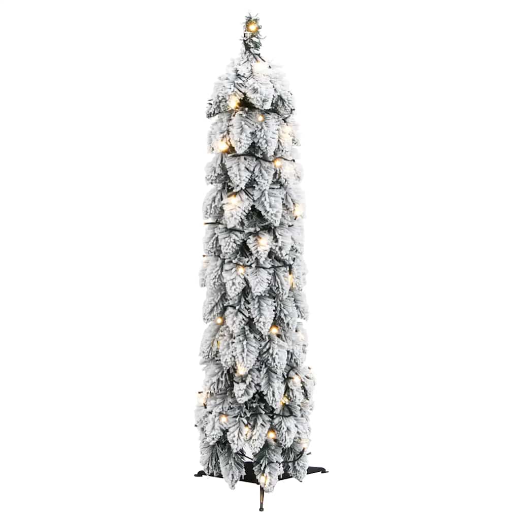 VidaXL Künstlicher Weihnachtsbaum mit Lichtern und Schnee 45 LEDs 90 cm