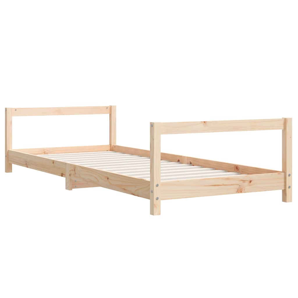 Vidaxl kinderbedframe 80x200 cm massief grenenhout