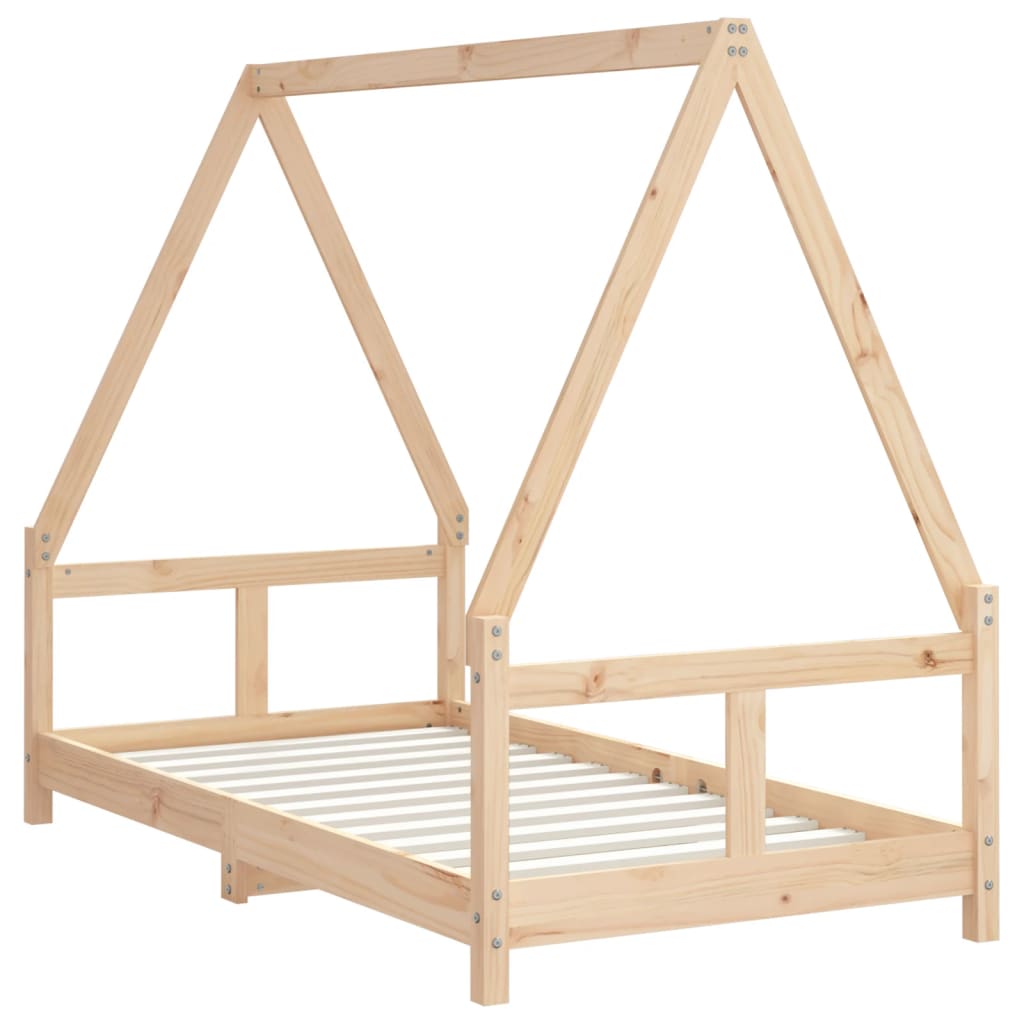 Vidaxl kinderbedframe 80x160 cm massief grenenhout