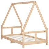 Vidaxl kinderbedframe 80x160 cm massief grenenhout