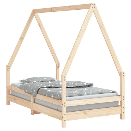 Vidaxl kinderbedframe 80x160 cm massief grenenhout