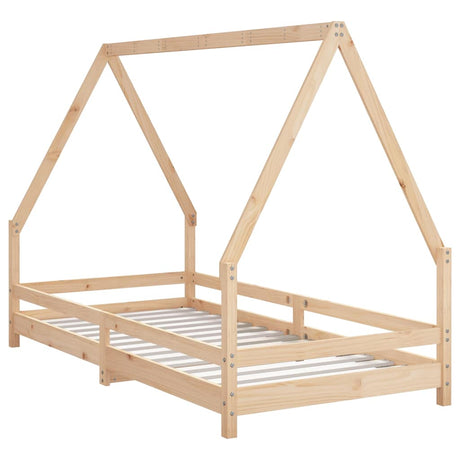 Vidaxl kinderbedframe 90x190 cm massief grenenhout