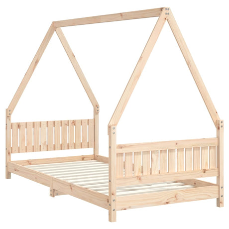 Vidaxl kinderbedframe 90x190 cm massief grenenhout
