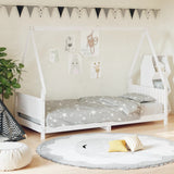 Vidaxl kinderbedframe 90x190 cm massief grenenhout wit