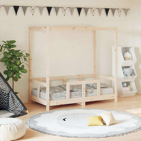 Vidaxl kinderbedframe 70x140 cm massief grenenhout