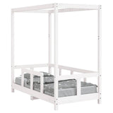 Vidaxl kinderbedframe 70x140 cm massief grenenhout wit