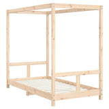 Vidaxl kinderbedframe 80x160 cm massief grenenhout