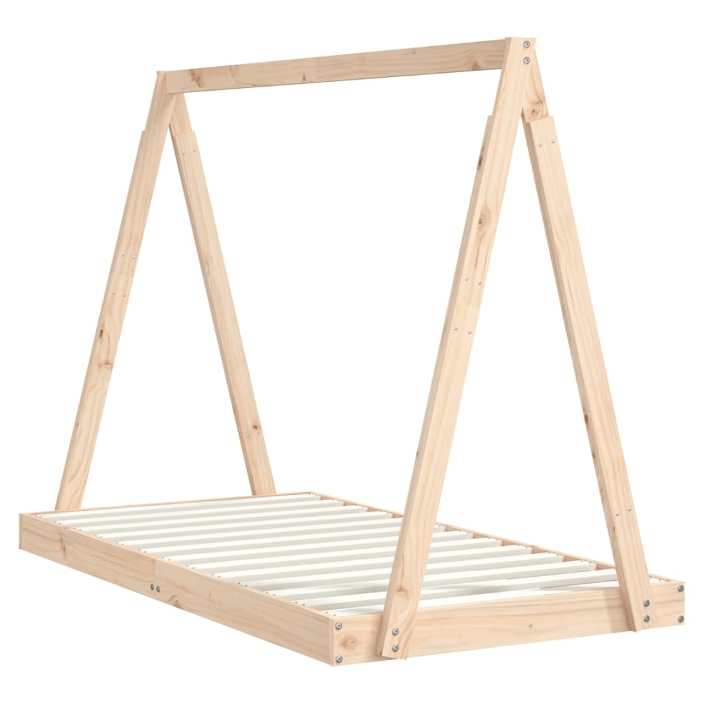 Vidaxl kinderbedframe 80x160 cm massief grenenhout