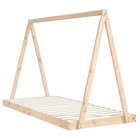 Vidaxl kinderbedframe 90x200 cm massief grenenhout