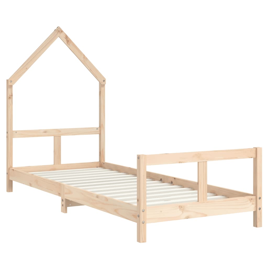Vidaxl kinderbedframe 80x200 cm massief grenenhout