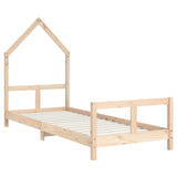 Vidaxl kinderbedframe 80x200 cm massief grenenhout