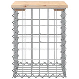Vidaxl tuinbank schanskorfontwerp 33x31x42 cm massief grenenhout