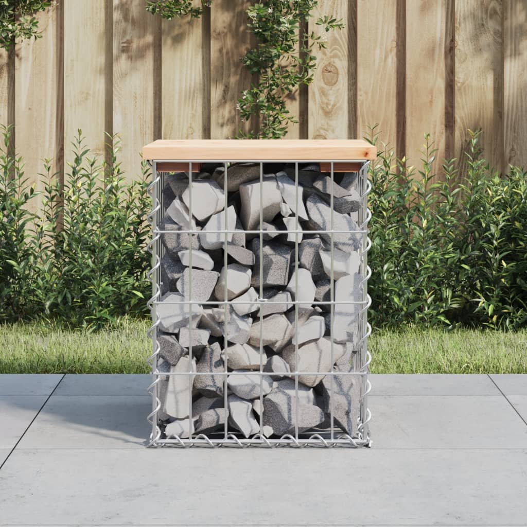 Vidaxl tuinbank schanskorfontwerp 33x31x42 cm massief grenenhout