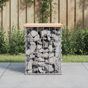 Vidaxl tuinbank schanskorfontwerp 33x31x42 cm massief grenenhout