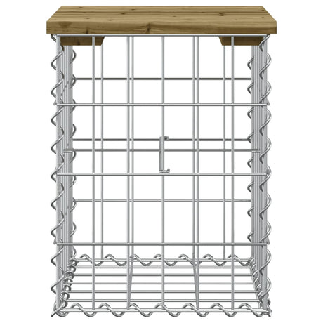 Vidaxl tuinbank schanskorfontwerp 33x31x42 cm geïmpregneerd grenenhout