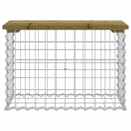 Vidaxl tuinbank schanskorfontwerp 63x31,5x42 cm geïmpregneerd hout