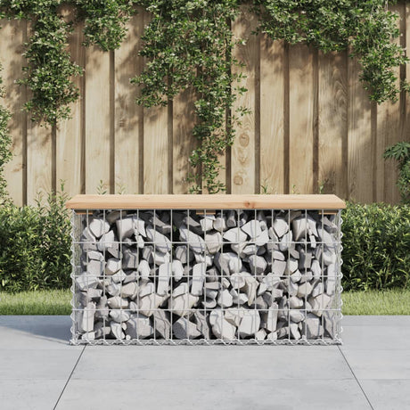 Vidaxl tuinbank schanskorfontwerp 83x31,5x42 cm massief grenenhout