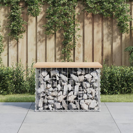 Vidaxl tuinbank schanskorfontwerp 63x44x42 cm massief grenenhout