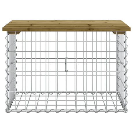 Vidaxl tuinbank schanskorfontwerp 63x44x42 cm geïmpregneerd grenenhout