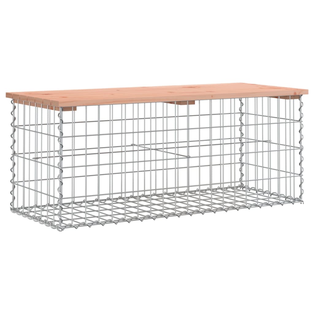 Vidaxl tuinbank schanskorfontwerp 103x44x42 cm massief douglashout