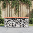 Vidaxl tuinbank schanskorfontwerp 103x44x42 cm massief douglashout