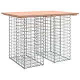 Vidaxl tuintafel schanskorfontwerp 100x70x72 cm massief grenenhout