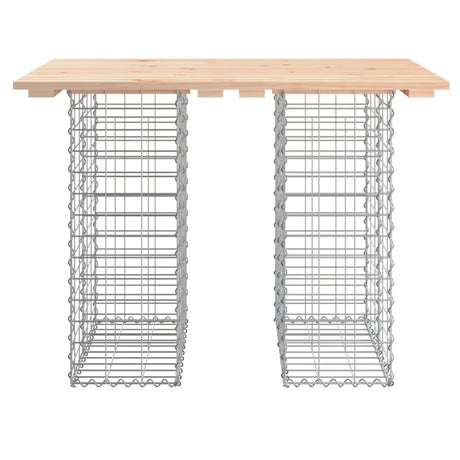 Vidaxl tuintafel schanskorfontwerp 100x70x72 cm massief grenenhout