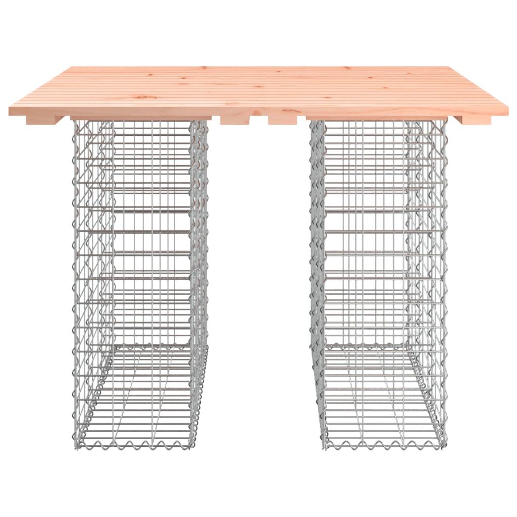 Vidaxl tuintafel schanskorfontwerp 100x102x72 cm massief douglashout