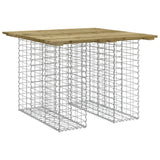Vidaxl tuintafel schanskorfontwerp 100x102x72 cm geïmpregneerd hout